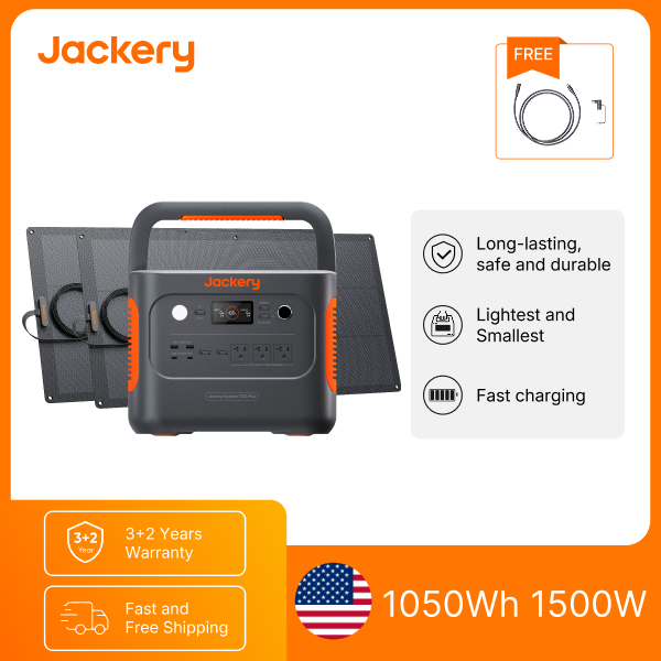 Jackery E1000AC 1050Wh tragbar – Solar Emergency Charger Bewertung und Preis