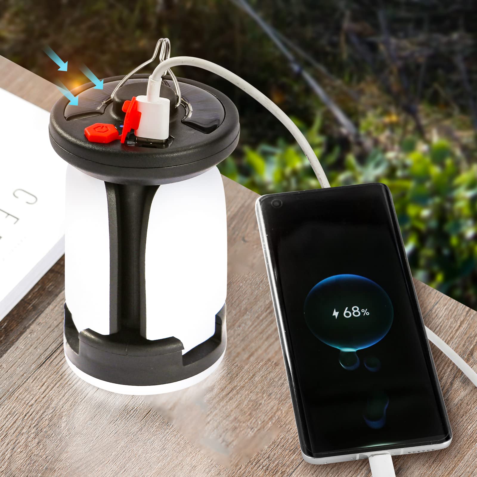 Hochleistungs-Solar-LED-Campin – Solar Emergency Charger Bewertung und Preis