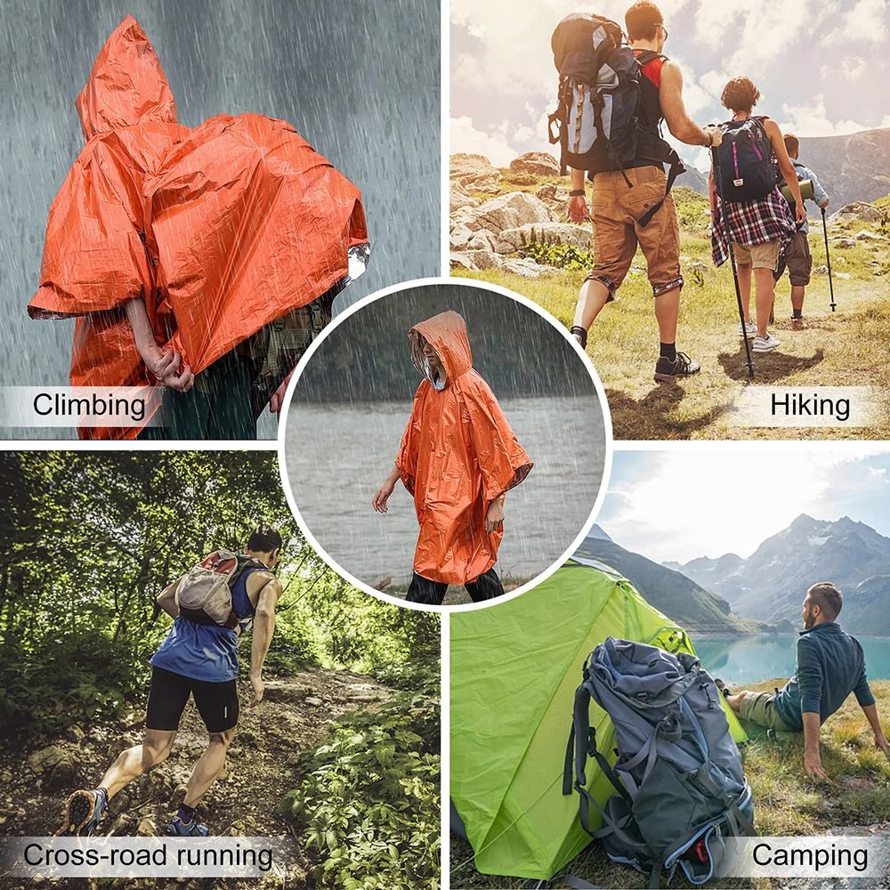 1 Stück Wander-Reisezelt Regen – Emergency Poncho Rain Bewertung und Preis
